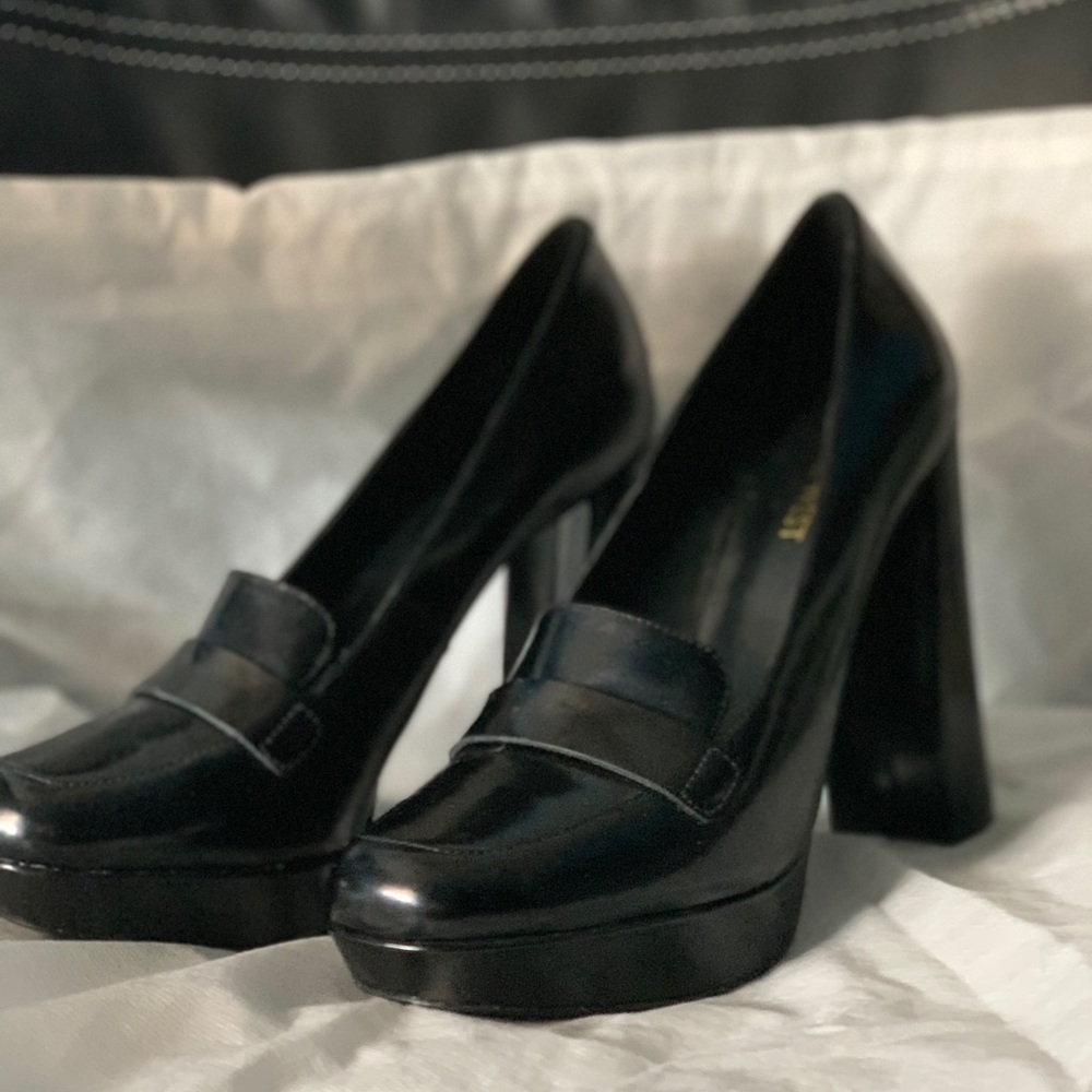 Nine West Chunky Platform Pumps sz 8